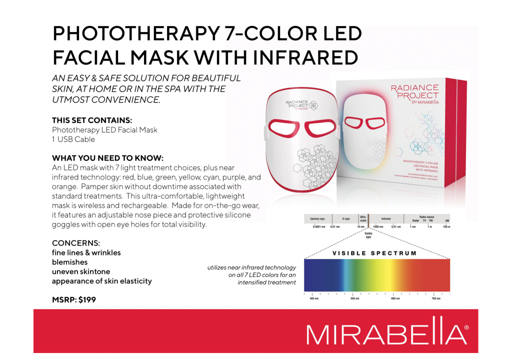LED Mask Infrared Radiance Project Sales Sheet-1