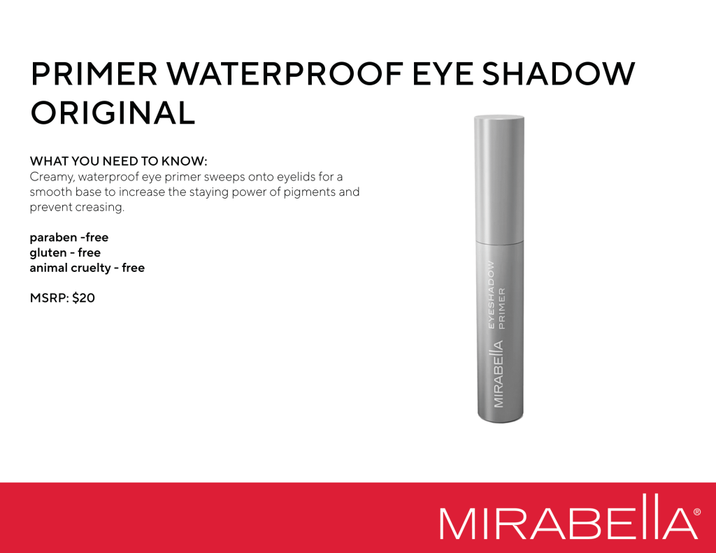 Primer Waterproof eyeshadow original Sales Sheet-1